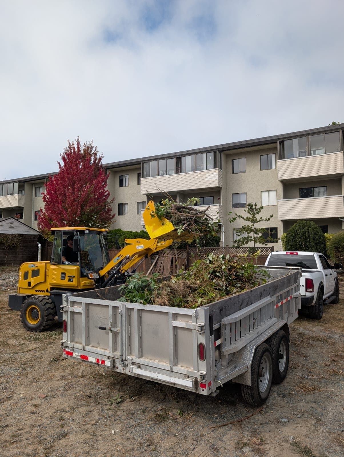 Using trailer for transport